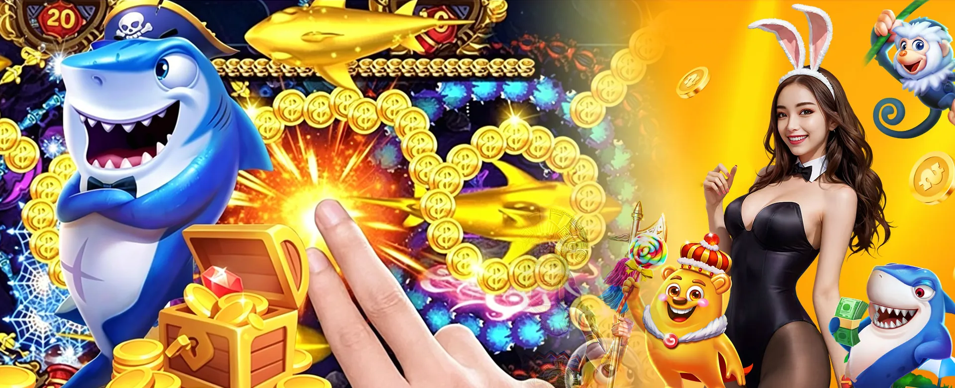 PHDream Online Poker Table with Cards and Chips